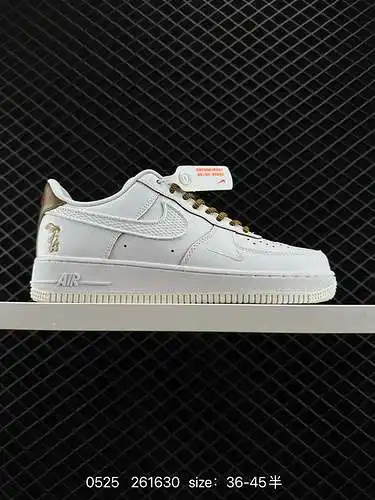 Nike Air Force Low Air Force 1 zapatillas deportivas informales, versátiles y de caña baja. La combi