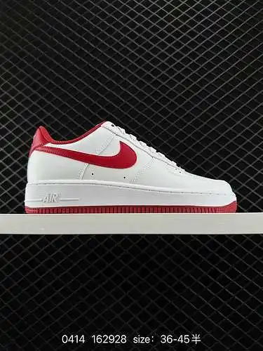 4 calzado deportivo casual de caña baja Nike Air Force Low Air Force 1. Horma original y cartulina o