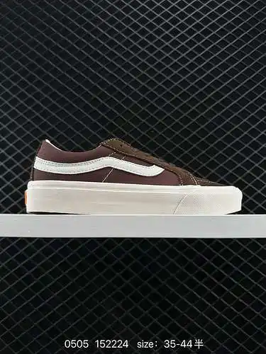 2 Vans Sk8-Low de color Maillard, marrón retro, mismo estilo que Shawn Yue, zapatos de lona casuales