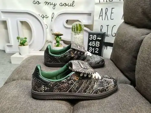 ¡Estándar genuino a nivel de empresa 312D con medio tamaño! /Clover Adidas Samba Vegan OG patrón de 