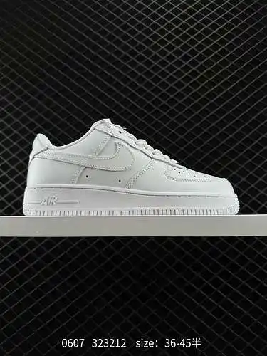 6 Nike Air Force '7 Low Air Force 1 zapatillas deportivas informales, versátiles y de suela gruesa, 