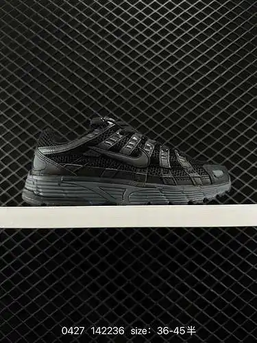 8 Nike Nike W P-6WhiteOracleAqua Magic Dream Space serie retro estilo papá, deportes casuales y zapa