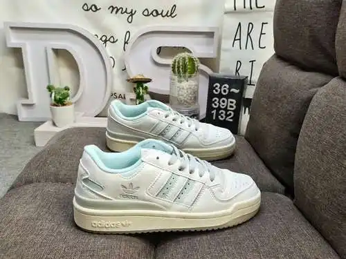 132DAdidas Forum 84 Zapatillas deportivas informales de moda, versátiles, de caña baja y caña baja. 