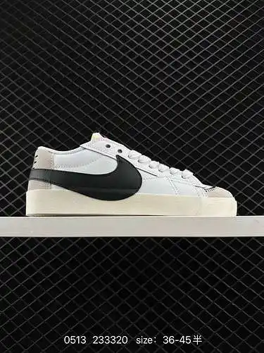 NK Blazer Low '977 VNTG SS zapatillas deportivas casuales, versátiles, de corte bajo, pioneras y clá