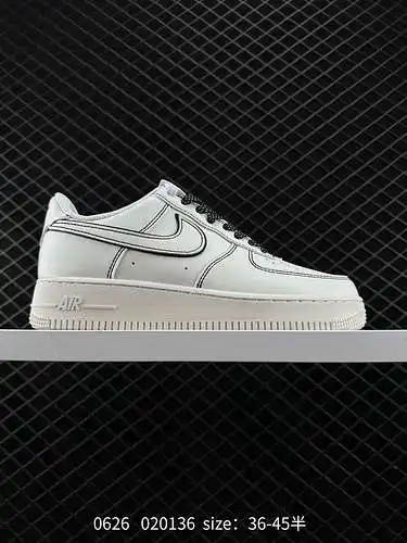 8 Nike Air Force '7 Low Air Force 1 zapatillas deportivas informales, versátiles y de suela gruesa, 