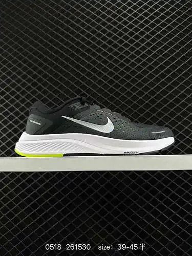 Nike Zoom Structure 23 alunizaje, cómoda suela suave, antidesgaste y amortiguador para mantener una 