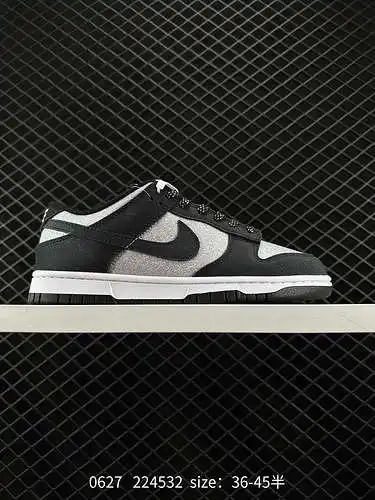 6 NK SB Dunk Low Personalización de alta gama DIY "panda estrellado en blanco y negro El materi