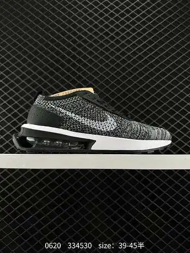 Nike NIKE Air Max Flyknit Racer Cojín grande Tejido transpirable Amortiguación Zapatos cómodos para 