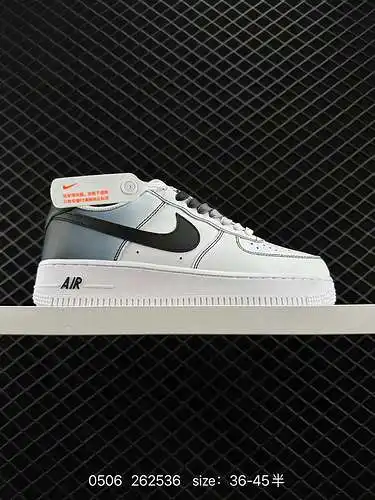 8 personalizaciones populares oficiales, tema bidimensional, Nike Air Force Low'7, swoosh marrón deg