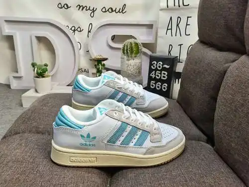 566DAdidas Forum 84 Zapatillas deportivas informales de moda, versátiles, de caña baja y caña baja. 