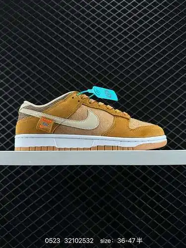 6 zapatillas de skate deportivas informales de caña baja retro de la serie Nike Dunk Low. El cojín Z