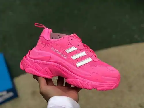 Balenciaga de marca compartida con Adidas Balenciaga x Adidas clover Triple S zapatos para papá Zapa