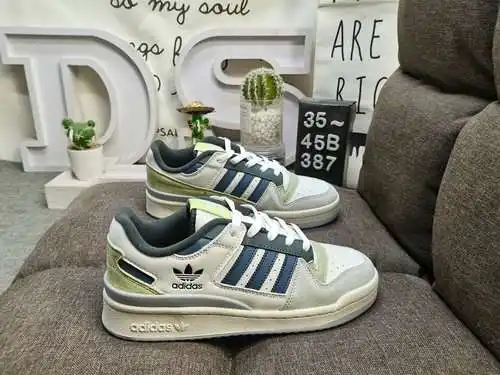 387DAdidas Forum 84 Zapatillas deportivas informales de moda, versátiles, de caña baja y caña baja. 