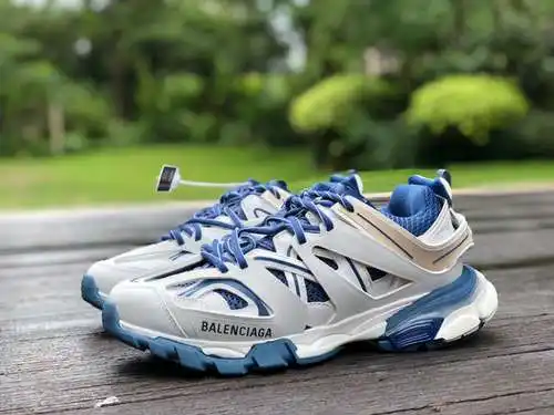 Balenciaga 3.0 blanco marrón azul Balenciaga Triple S zapatos papá Balenciaga