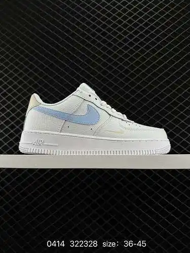 4 Nike Air Force Low Air Force 1 zapatillas deportivas informales, versátiles y de caña baja. La com
