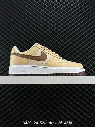Nike Air Force Low Air Force 1 zapatillas deportivas informales, versátiles y de caña baja. La combi
