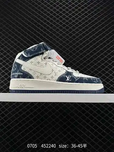 2 NIke Air Force '7 Low “LV Co-branded-Print” Air Force 1 calzado deportivo de caña media calzado ca