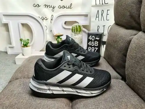 997D Adidas ADISTAR 1 W Zapatos para papá de suela gruesa Zapatos para correr ligeros de malla tejid