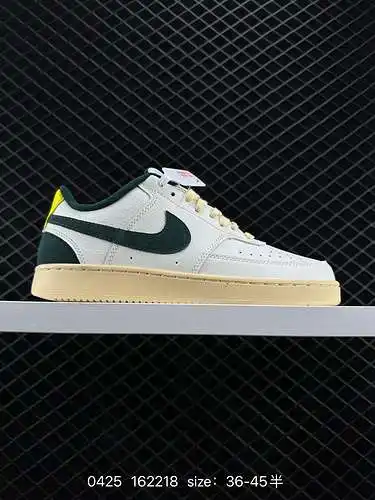 9 Calzado deportivo informal, transpirable, versátil y de caña baja Nike Court Borough, diseño clási