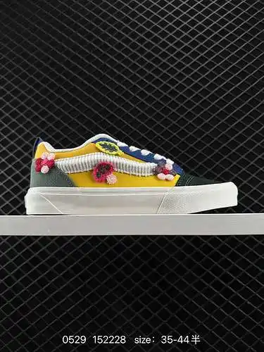 4 estilos populares [un buen comienzo] Vans Vans Knu Skool oficial de Vans, zapatos de pan gordo con