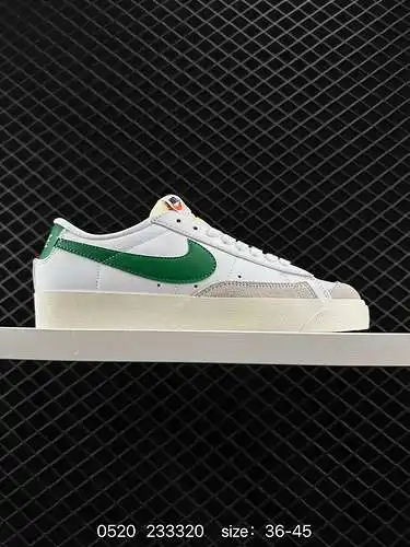 NK Blazer Low '977 VNTG SS zapatillas deportivas informales, versátiles, de caña baja, pioneras y cl