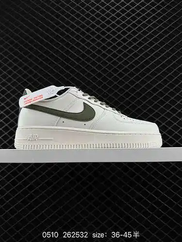 6 El modelo más popular de Xiaohongshu, Nike Air Force Low '7 a nivel de empresa, azul neblina, zapa
