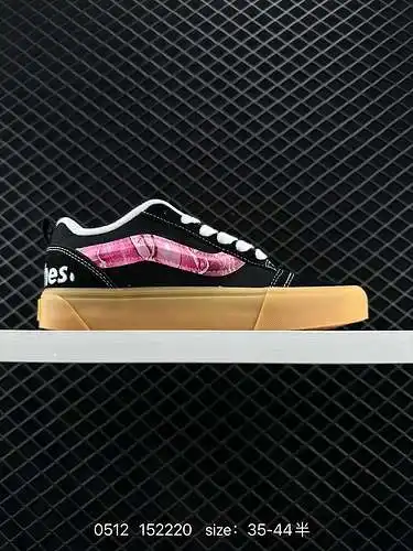 Vans Vans Zapatillas oficiales Kun skool de corte bajo, zapatos retro de moda para parejas de hombre