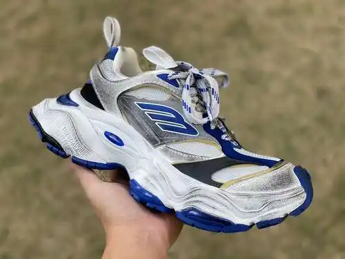 Balenciaga CARGO blanco gris azul y puro original Balenciaga Balenciaga CARGO corbata redonda cómoda