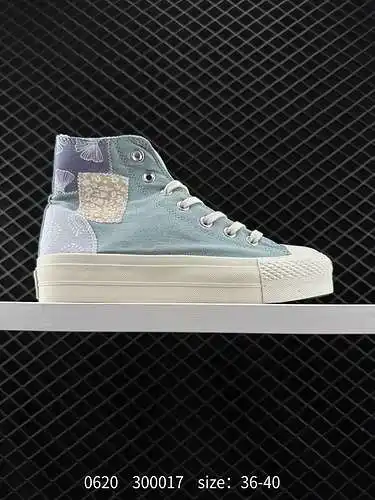 85 Zapatos Converse All Star de caña alta para hombre y mujer con suela gruesa y mayor altura One St