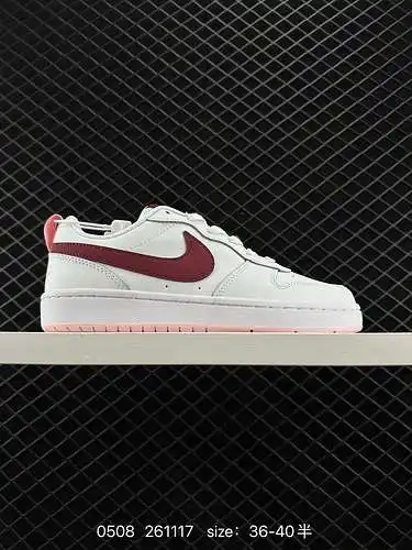 8 Nike Court Borough Low, zapatillas deportivas informales, transpirables, versátiles y de caña baja