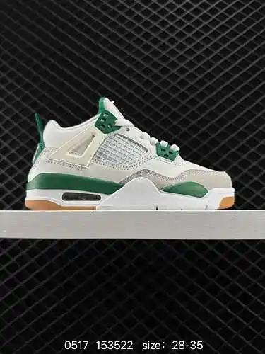 Zapatos para niños Nike Air Jordan 4 Retro AJ4 Joe 4 Michael Jordan AJ4 generación zapatillas de bal