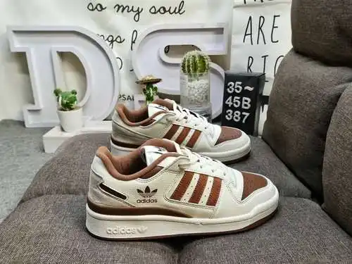387DAdidas Forum 84 Zapatillas deportivas informales de moda, versátiles, de caña baja y caña baja. 