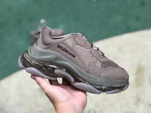 Balenciaga Air Cushion Marrón Balenciaga Traple S Nueva tercera generación Crystal Air Cushion Zapat
