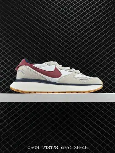 4 NIKE PHOENIX WAFFLE Deconstrucción estilo pasarela, zapatillas para correr de alta gama, desarroll