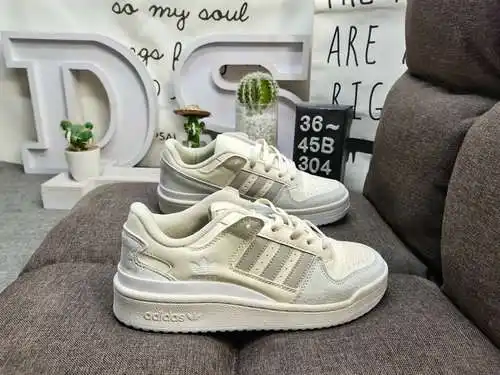 304DAdidas Forum 84 Zapatillas deportivas informales de moda, versátiles, de caña baja y caña baja. 