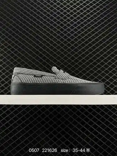 3 Mocasines de pata de gallo en blanco y negro Vans Demons Style 3 El último tipo de zapato de nicho