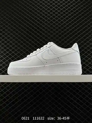 6 Nike Air Force '7 Low Air Force 1 zapatillas deportivas informales, versátiles y de suela gruesa, 