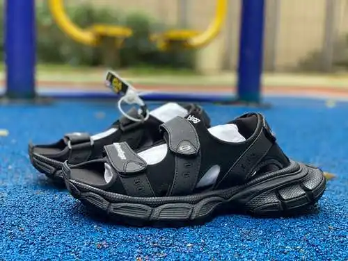 Sandalias Balenciaga 3xl negro vg puro sandalias Balenciaga 3XL cómodas Bailu originales
