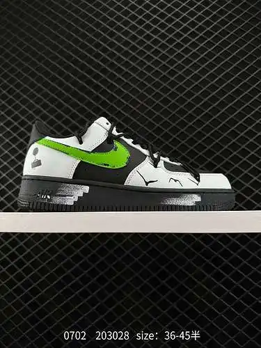 4 Nike Air Force Low Air Force 1 zapatillas deportivas informales, versátiles y de caña baja. La com