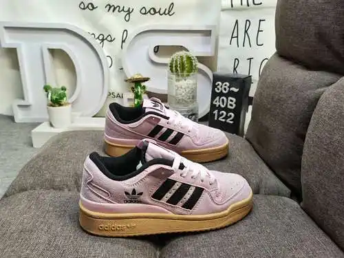 122DAdidas Forum 84 Zapatillas deportivas informales de moda, versátiles, de caña baja y caña baja. 
