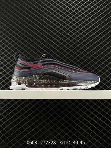 4 calzado deportivo informal Nike Air Max 97 con gancho pequeño y bala, retro, de longitud completa,