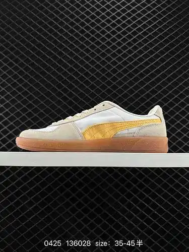 4 Puma Palermo OG artículo retro Zapatillas de entrenamiento morales de corte bajo, antideslizantes 