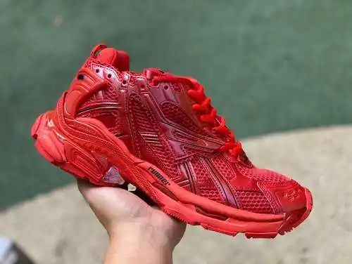 Balenciaga 7.0 rojo M puro original⚡️ Balenciaga Runner Grafhti zapatos deportivos casuales bajos co