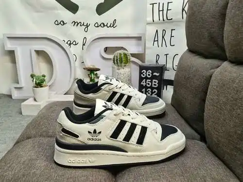 132DAdidas Forum 84 Zapatillas deportivas informales de moda, versátiles, de caña baja y caña baja. 