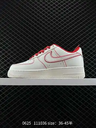 8 Nike Air Force '7 Low Air Force 1 zapatillas deportivas informales, versátiles y de suela gruesa, 