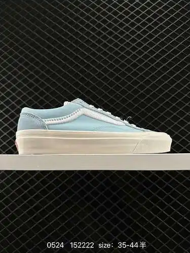 Vans Vault Og Style 36 zapatos de skate informales de caña baja, estilo retro, color azul claro, de 