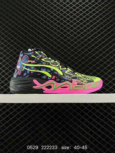 6 Puma Puma PUMA Scoot LaMelo Ball zapatillas de caña media, prácticas zapatillas de baloncesto que 