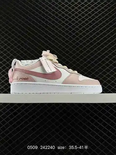 2 Las zapatillas casuales, frescas y sencillas con tema de princesa de verano Nike Court Borough est