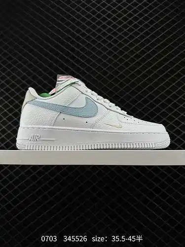 3 Nike Air Force Low Air Force One zapatillas deportivas informales, versátiles y de caña baja. La c