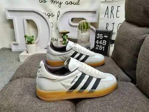 251D Zapatillas de deporte Adlidas Originals Gazelle Indoor, auténticas, de tamaño medio, informales